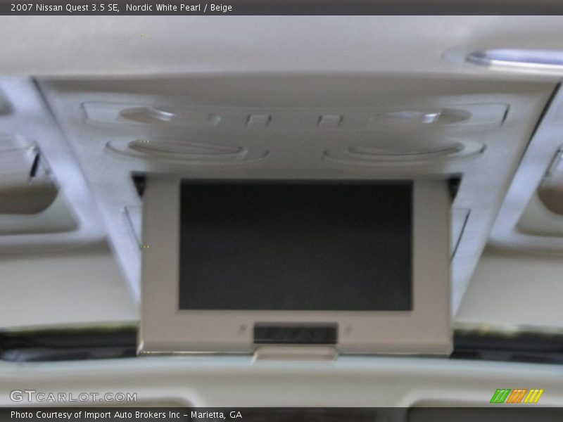 Nordic White Pearl / Beige 2007 Nissan Quest 3.5 SE