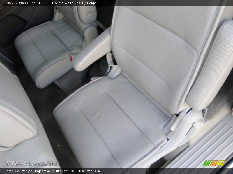 Nordic White Pearl / Beige 2007 Nissan Quest 3.5 SE
