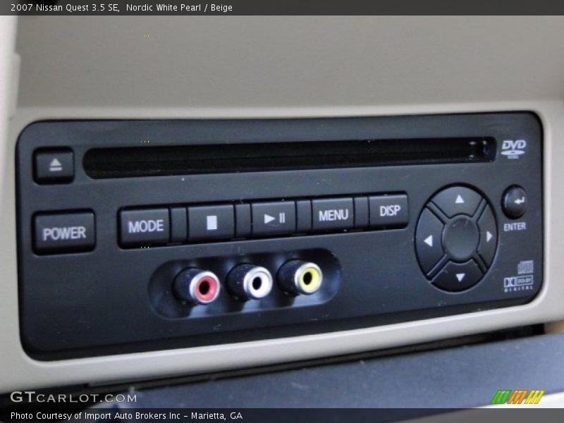 Nordic White Pearl / Beige 2007 Nissan Quest 3.5 SE