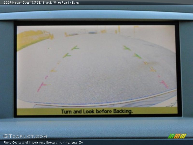 Nordic White Pearl / Beige 2007 Nissan Quest 3.5 SE