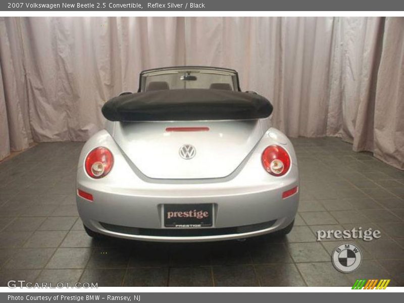Reflex Silver / Black 2007 Volkswagen New Beetle 2.5 Convertible