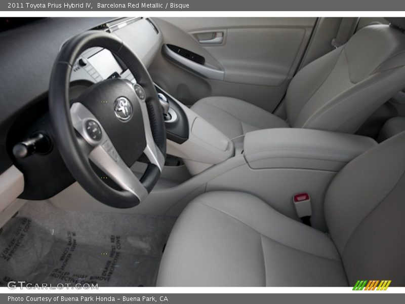 Barcelona Red Metallic / Bisque 2011 Toyota Prius Hybrid IV