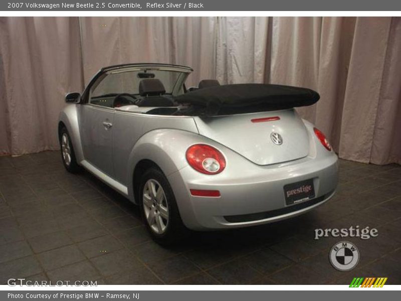 Reflex Silver / Black 2007 Volkswagen New Beetle 2.5 Convertible