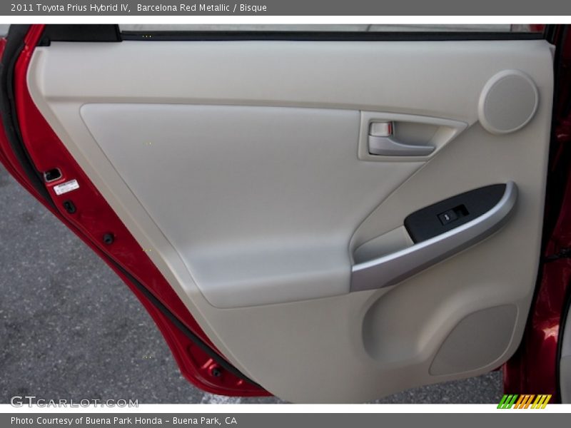 Barcelona Red Metallic / Bisque 2011 Toyota Prius Hybrid IV