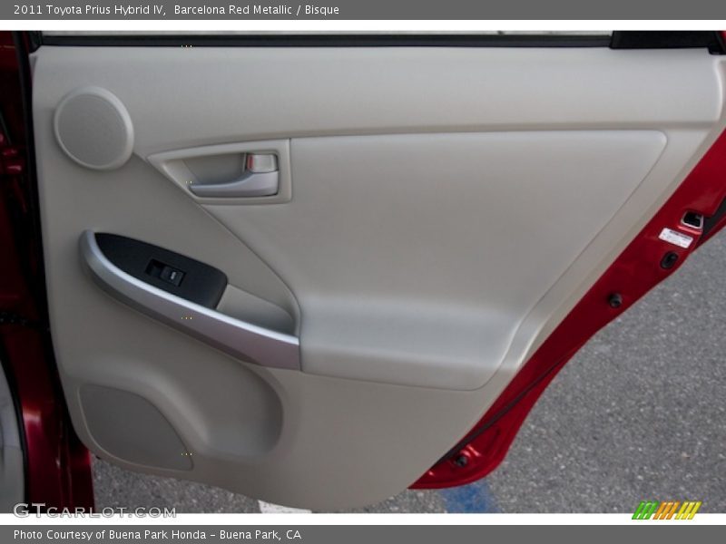 Barcelona Red Metallic / Bisque 2011 Toyota Prius Hybrid IV