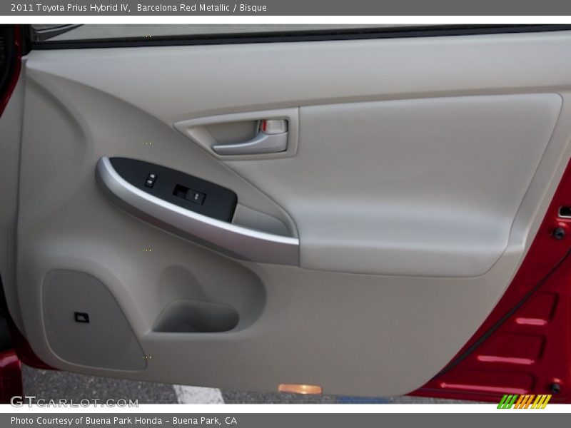 Barcelona Red Metallic / Bisque 2011 Toyota Prius Hybrid IV