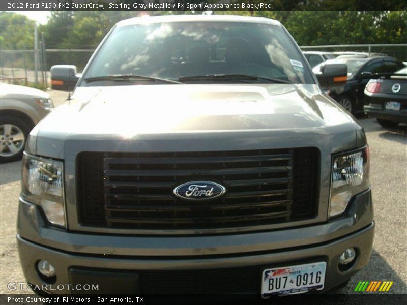 Sterling Gray Metallic / FX Sport Appearance Black/Red 2012 Ford F150 FX2 SuperCrew