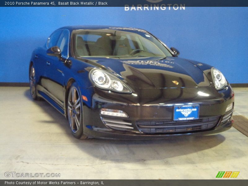 Basalt Black Metallic / Black 2010 Porsche Panamera 4S