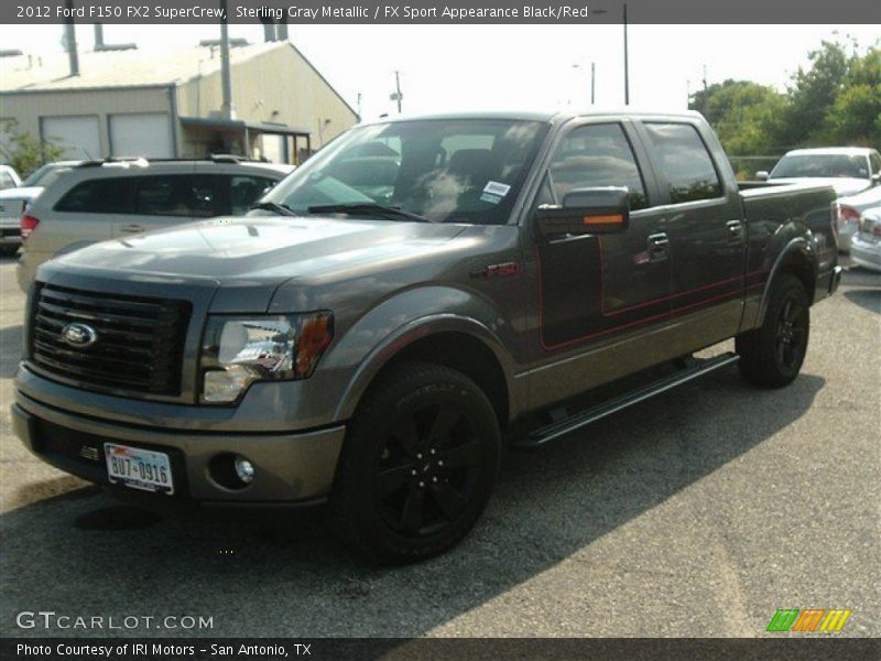Sterling Gray Metallic / FX Sport Appearance Black/Red 2012 Ford F150 FX2 SuperCrew