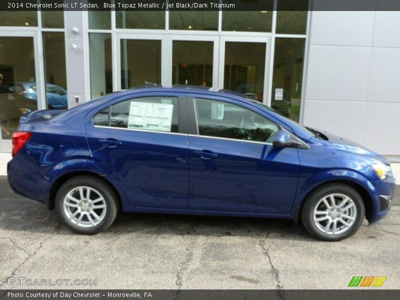  2014 Sonic LT Sedan Blue Topaz Metallic