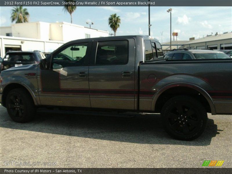 Sterling Gray Metallic / FX Sport Appearance Black/Red 2012 Ford F150 FX2 SuperCrew