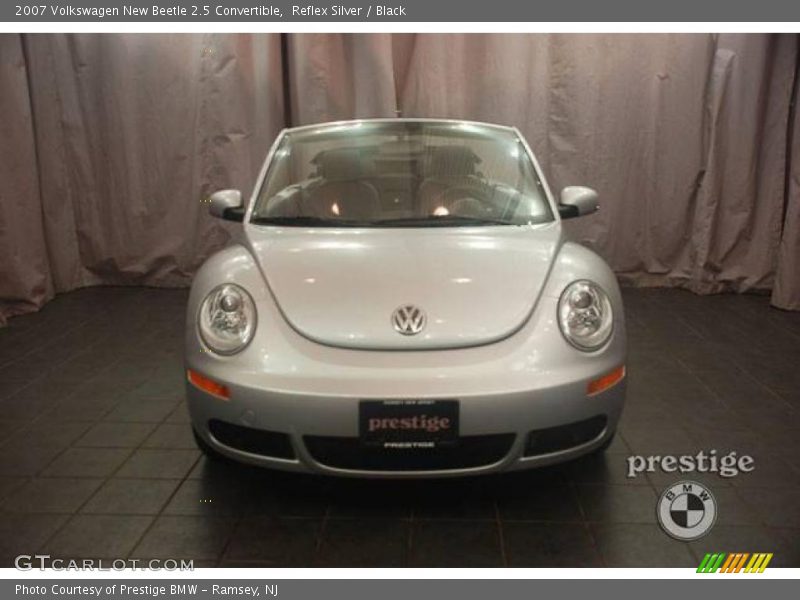 Reflex Silver / Black 2007 Volkswagen New Beetle 2.5 Convertible