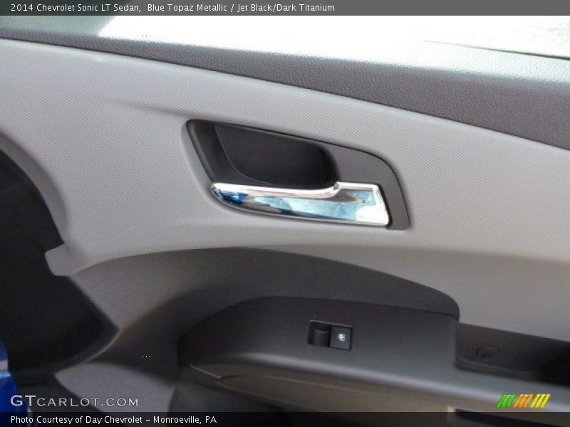 Blue Topaz Metallic / Jet Black/Dark Titanium 2014 Chevrolet Sonic LT Sedan