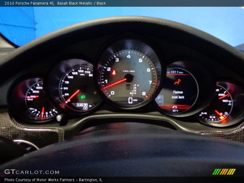 Basalt Black Metallic / Black 2010 Porsche Panamera 4S