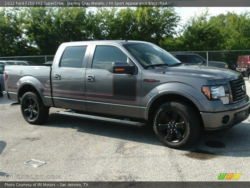 Sterling Gray Metallic / FX Sport Appearance Black/Red 2012 Ford F150 FX2 SuperCrew