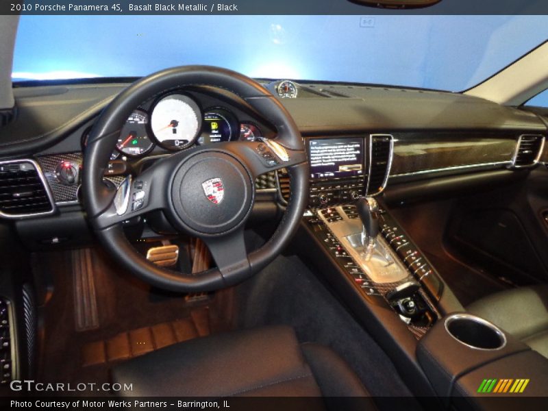 Basalt Black Metallic / Black 2010 Porsche Panamera 4S