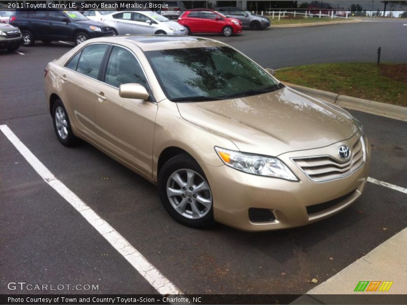 Sandy Beach Metallic / Bisque 2011 Toyota Camry LE