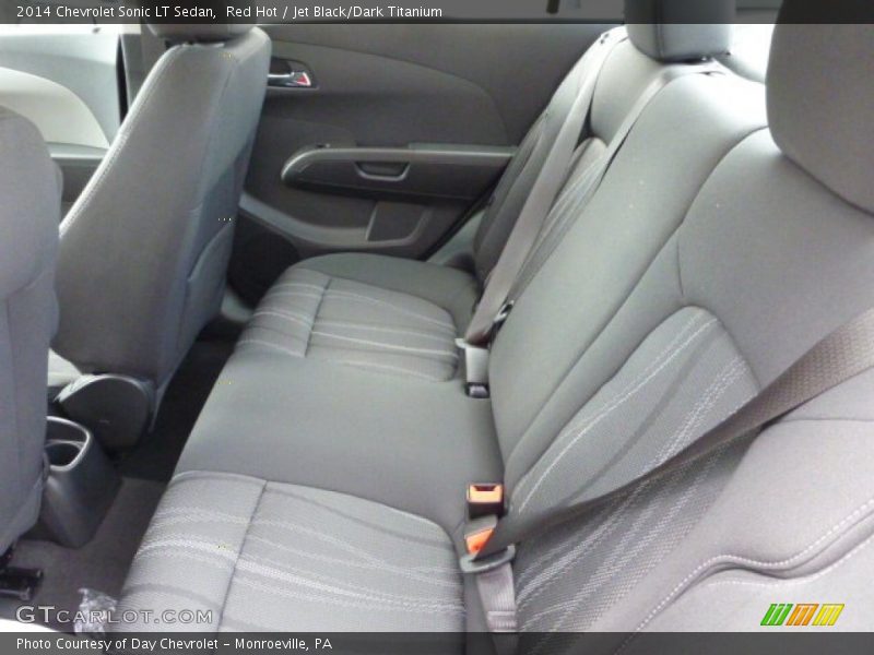 Red Hot / Jet Black/Dark Titanium 2014 Chevrolet Sonic LT Sedan
