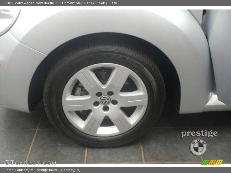 Reflex Silver / Black 2007 Volkswagen New Beetle 2.5 Convertible