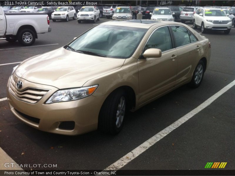 Sandy Beach Metallic / Bisque 2011 Toyota Camry LE