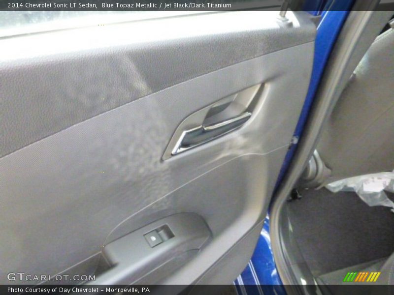 Blue Topaz Metallic / Jet Black/Dark Titanium 2014 Chevrolet Sonic LT Sedan