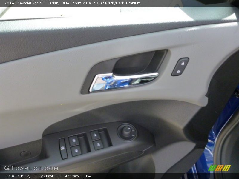 Blue Topaz Metallic / Jet Black/Dark Titanium 2014 Chevrolet Sonic LT Sedan
