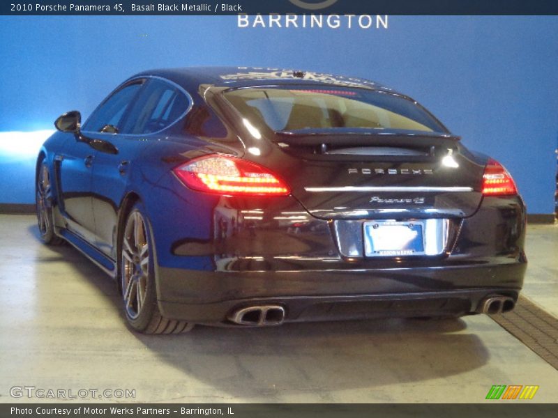 Basalt Black Metallic / Black 2010 Porsche Panamera 4S
