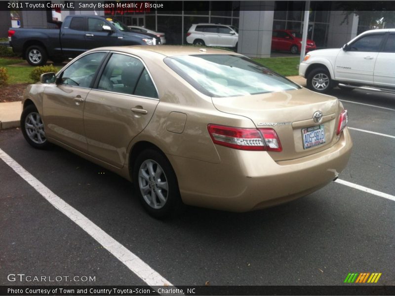 Sandy Beach Metallic / Bisque 2011 Toyota Camry LE