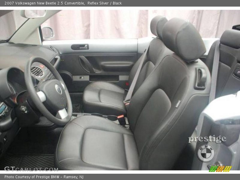 Reflex Silver / Black 2007 Volkswagen New Beetle 2.5 Convertible