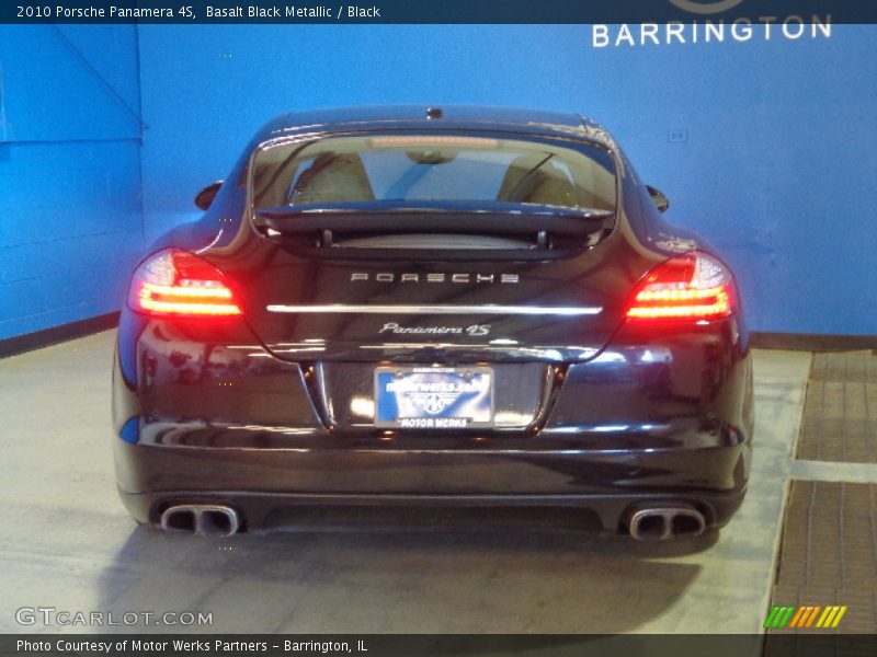 Basalt Black Metallic / Black 2010 Porsche Panamera 4S