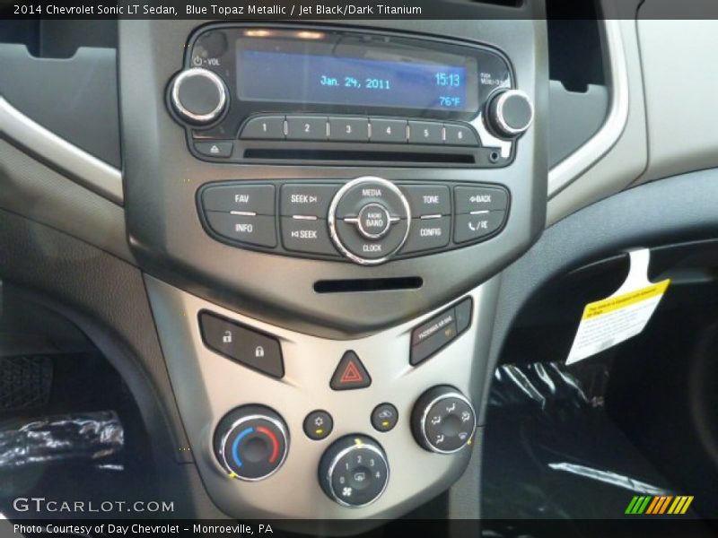 Blue Topaz Metallic / Jet Black/Dark Titanium 2014 Chevrolet Sonic LT Sedan