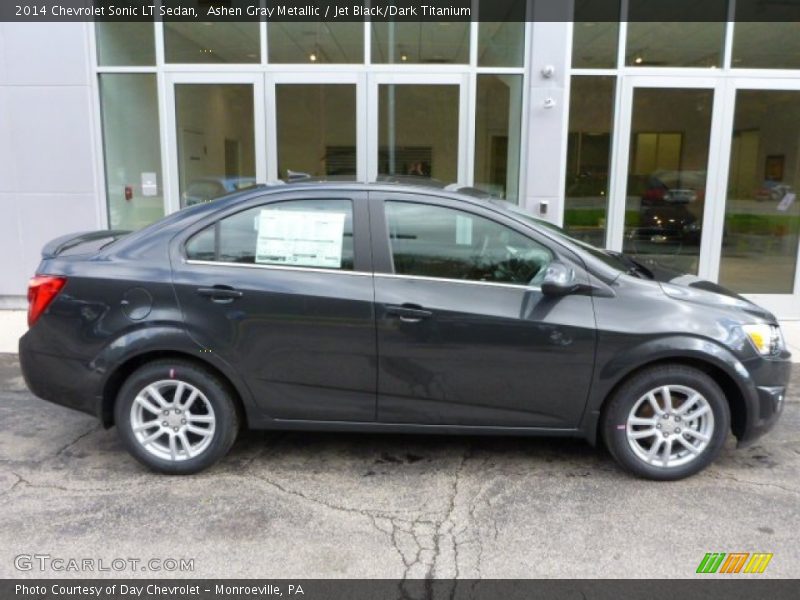 Ashen Gray Metallic / Jet Black/Dark Titanium 2014 Chevrolet Sonic LT Sedan