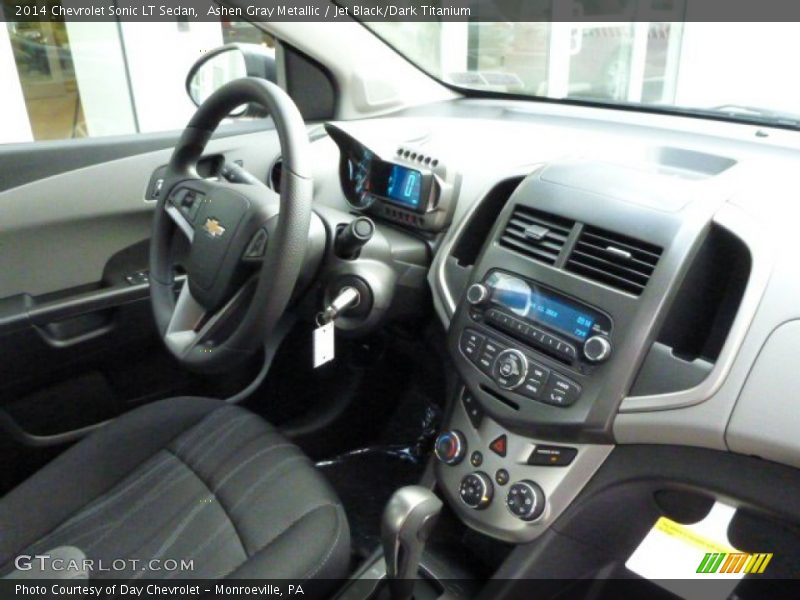 Ashen Gray Metallic / Jet Black/Dark Titanium 2014 Chevrolet Sonic LT Sedan