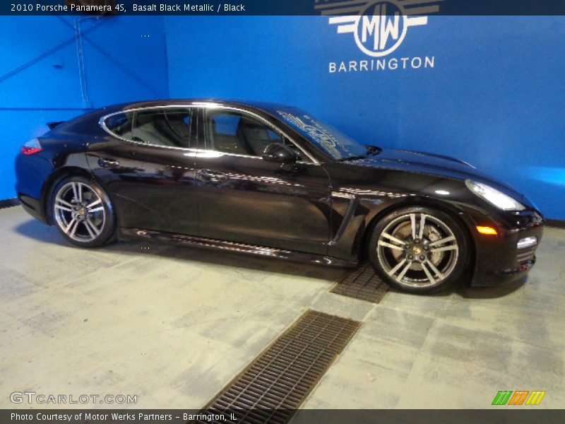 Basalt Black Metallic / Black 2010 Porsche Panamera 4S