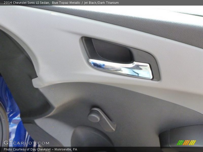 Blue Topaz Metallic / Jet Black/Dark Titanium 2014 Chevrolet Sonic LS Sedan