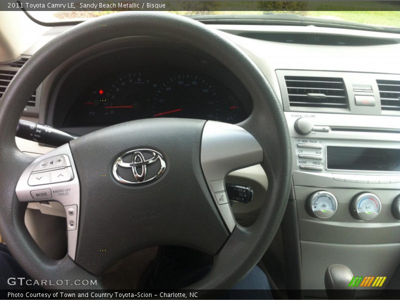 Sandy Beach Metallic / Bisque 2011 Toyota Camry LE