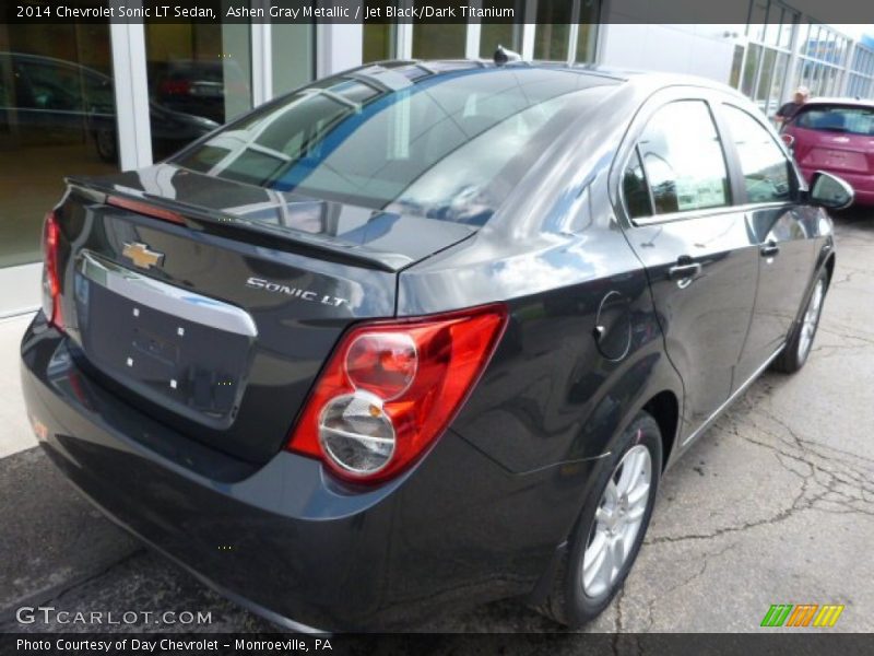 Ashen Gray Metallic / Jet Black/Dark Titanium 2014 Chevrolet Sonic LT Sedan