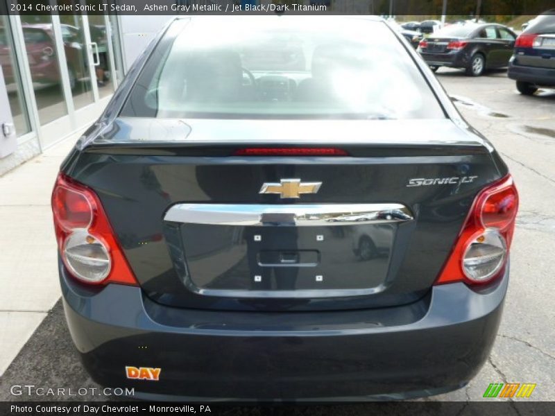 Ashen Gray Metallic / Jet Black/Dark Titanium 2014 Chevrolet Sonic LT Sedan