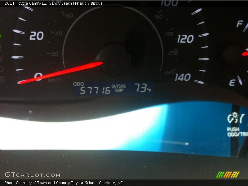 Sandy Beach Metallic / Bisque 2011 Toyota Camry LE