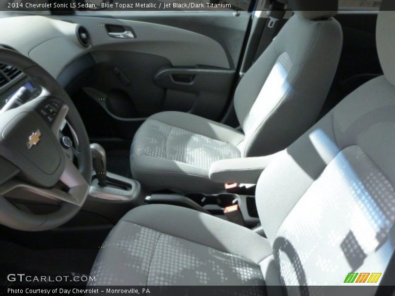 Blue Topaz Metallic / Jet Black/Dark Titanium 2014 Chevrolet Sonic LS Sedan