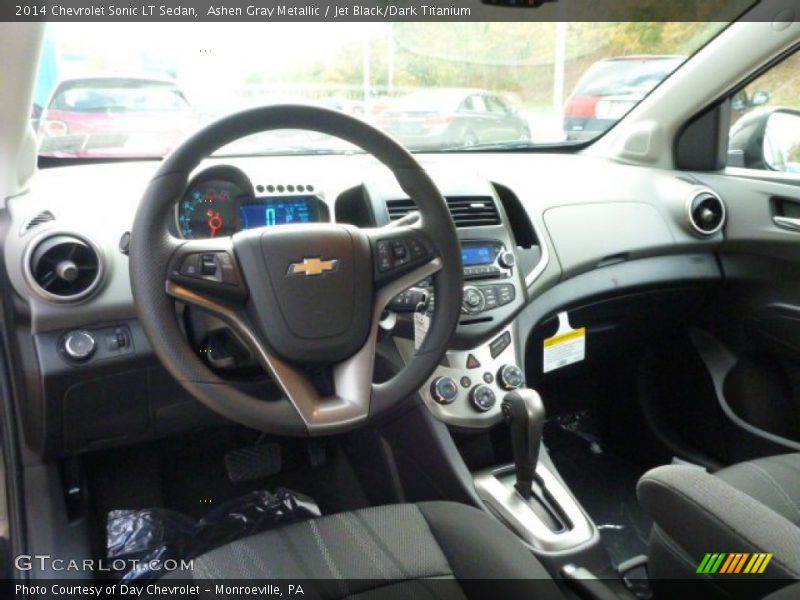 Ashen Gray Metallic / Jet Black/Dark Titanium 2014 Chevrolet Sonic LT Sedan