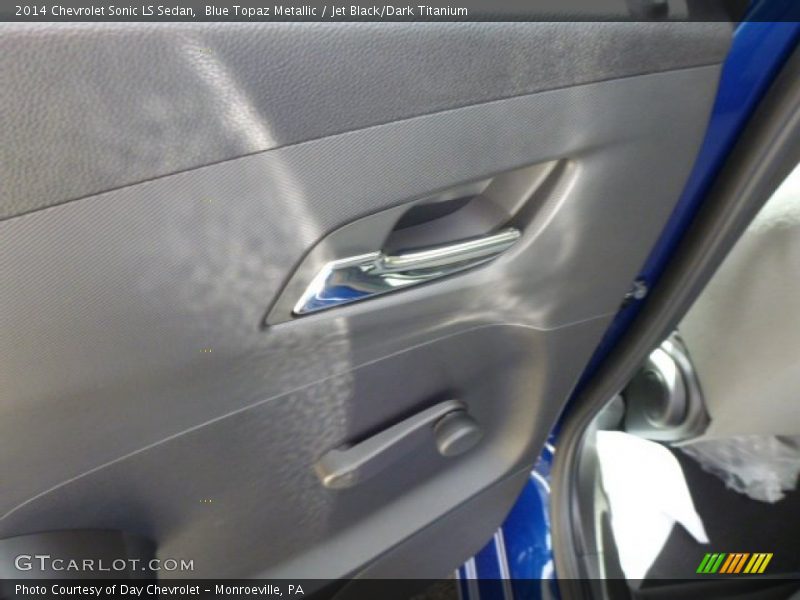 Blue Topaz Metallic / Jet Black/Dark Titanium 2014 Chevrolet Sonic LS Sedan