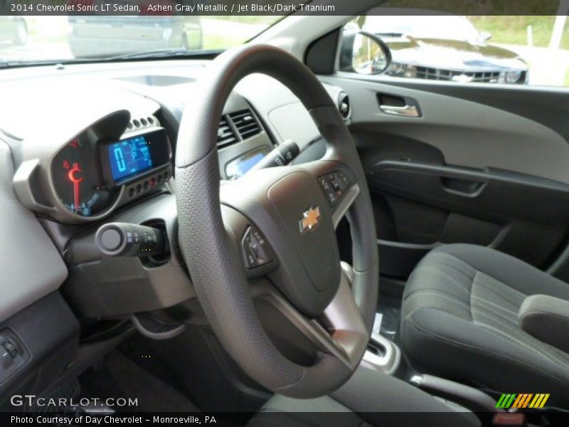 Ashen Gray Metallic / Jet Black/Dark Titanium 2014 Chevrolet Sonic LT Sedan