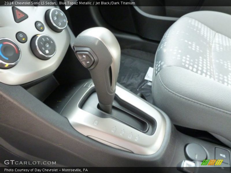 Blue Topaz Metallic / Jet Black/Dark Titanium 2014 Chevrolet Sonic LS Sedan