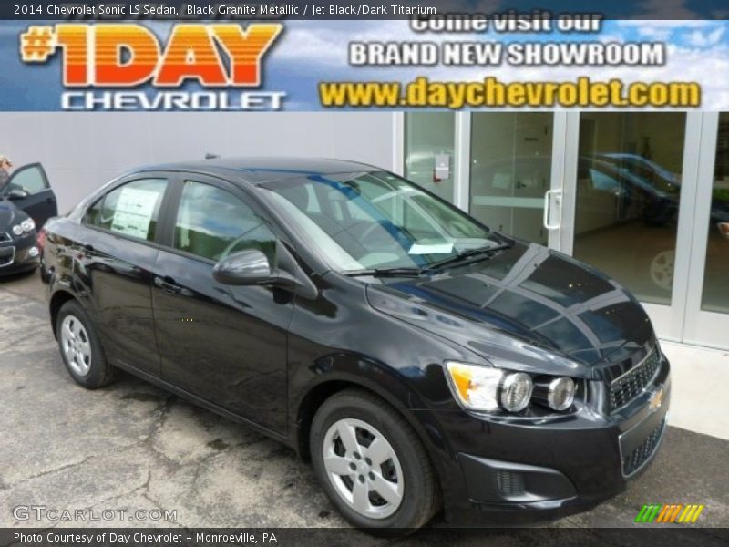 Black Granite Metallic / Jet Black/Dark Titanium 2014 Chevrolet Sonic LS Sedan