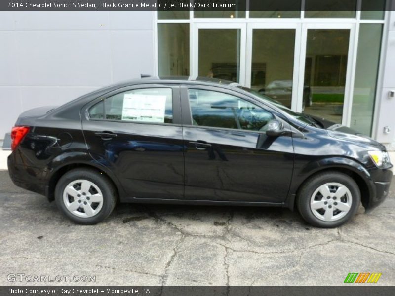 Black Granite Metallic / Jet Black/Dark Titanium 2014 Chevrolet Sonic LS Sedan