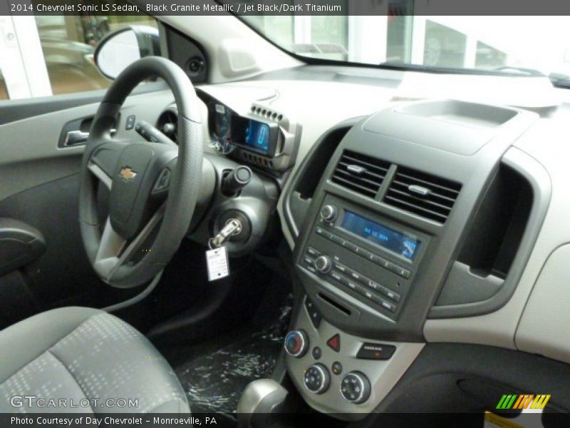 Black Granite Metallic / Jet Black/Dark Titanium 2014 Chevrolet Sonic LS Sedan