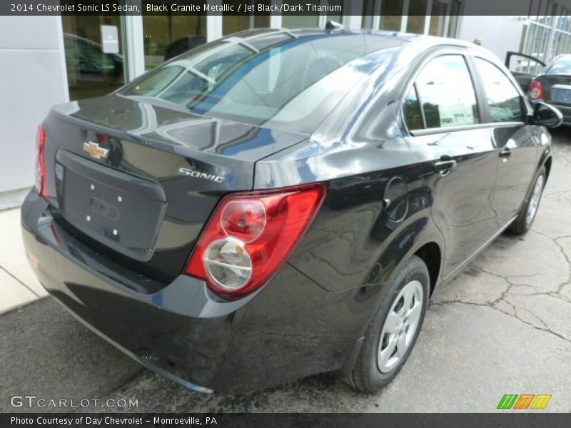 Black Granite Metallic / Jet Black/Dark Titanium 2014 Chevrolet Sonic LS Sedan