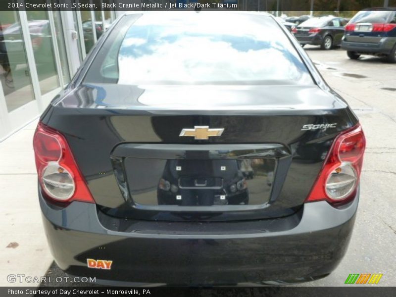 Black Granite Metallic / Jet Black/Dark Titanium 2014 Chevrolet Sonic LS Sedan