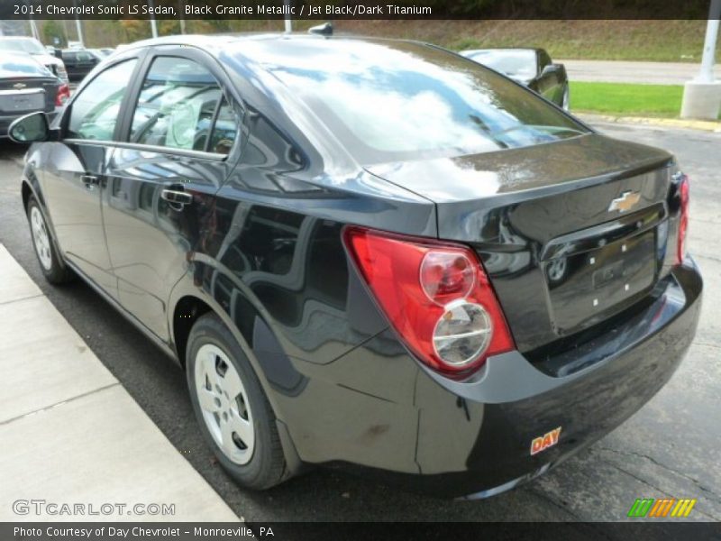 Black Granite Metallic / Jet Black/Dark Titanium 2014 Chevrolet Sonic LS Sedan
